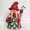 Santa Snowman Decoration Witch Tabletop Ornament Christmas Resin Figurine  Fireplace Desktop