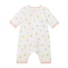 MIKI HOUSE Combiall Babyunterwäsche, Allover-Print, 100% Baumwolle, Hergestellt in Japan, für Jungen und Mädchen, Neugeborene, 60-70cm, Gelb, 40-2347-145
