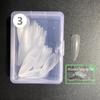 Matte ultradünne spurlos aufklebbare künstliche Nägel mit optionalen Nachfüllpackungen, doppelt verwendbar als vollständige oder halbe Aufkleber, kein Polieren erforderlich