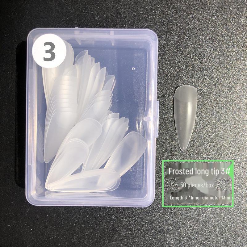 Matte ultradünne spurlos aufklebbare künstliche Nägel mit optionalen Nachfüllpackungen, doppelt verwendbar als vollständige oder halbe Aufkleber, kein Polieren erforderlich
