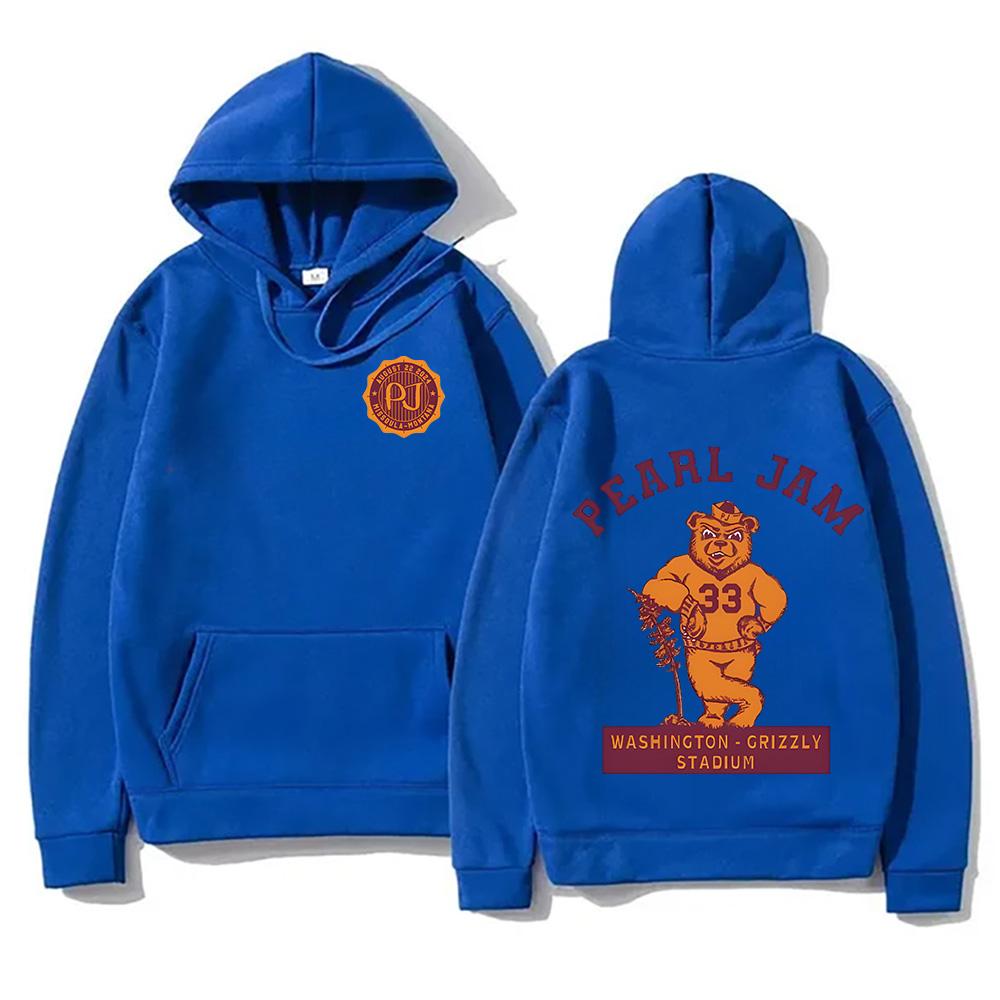 Pearl Jam Dark Matter World Sweatshirts Bär Fan Geschenke Klassische Hoodies Mode Unisex Lässige Pullover Fleece Kapuzenkleidung Oberteil