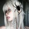 Versatile Halloween Simulation Spider Hair Clip Black Realistic Prank Prop for Hair Costume Halloween Party Home Decor