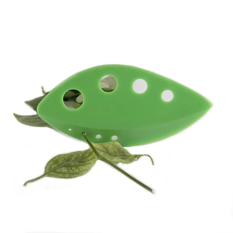 Loseblatt Kräuterentfernungsmesser Gemüse Obst Blätter Mangold Grünkohl Entferner Kunststoff Schäler Kochwerkzeuge