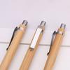 10x Bamboo Pen Retractable Ballpoint Pen Writing Pen School Office Supplies