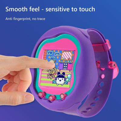 2 Pcs Screen Protector Film Anti-Scratch PET/TPU Screen Film Guard Anti Fingerprint HD for Tamagotchi Uni Band Pet Accessories
