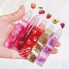 Yousheng 8ml Óleo Labial Aplica Uniformemente Sem Cor Ingredientes Nutritivos Reparadores Transparente Várias Opções de Sabor Previne o Ressecamento Leve Extrato de Fruta