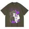 230 g/m² 100% Baumwolle Gachiakuta V4 Jabber Print Unisex Schweres Baumwoll-T-Shirt