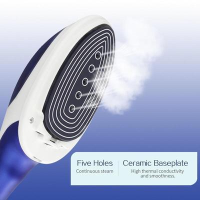 Handheld Garment Steamer Portable Fabric Steamer Fast Heat Up Removable Water Tank Steam Iron