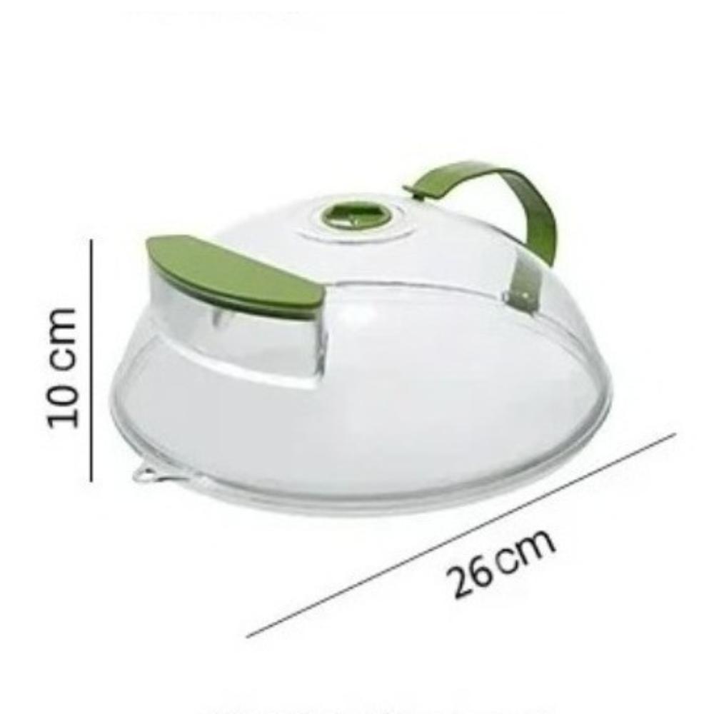

Transparent Microwave Splatter Cover Oil-proof Fresh-Keeping Cover New Heating Cover Cooking Lid Water Injection