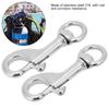 2 Pcs Stainless Steel Diving Snap Hook 68mm Single Ended Snap Swivel Eye Snap Hook  Key Chain