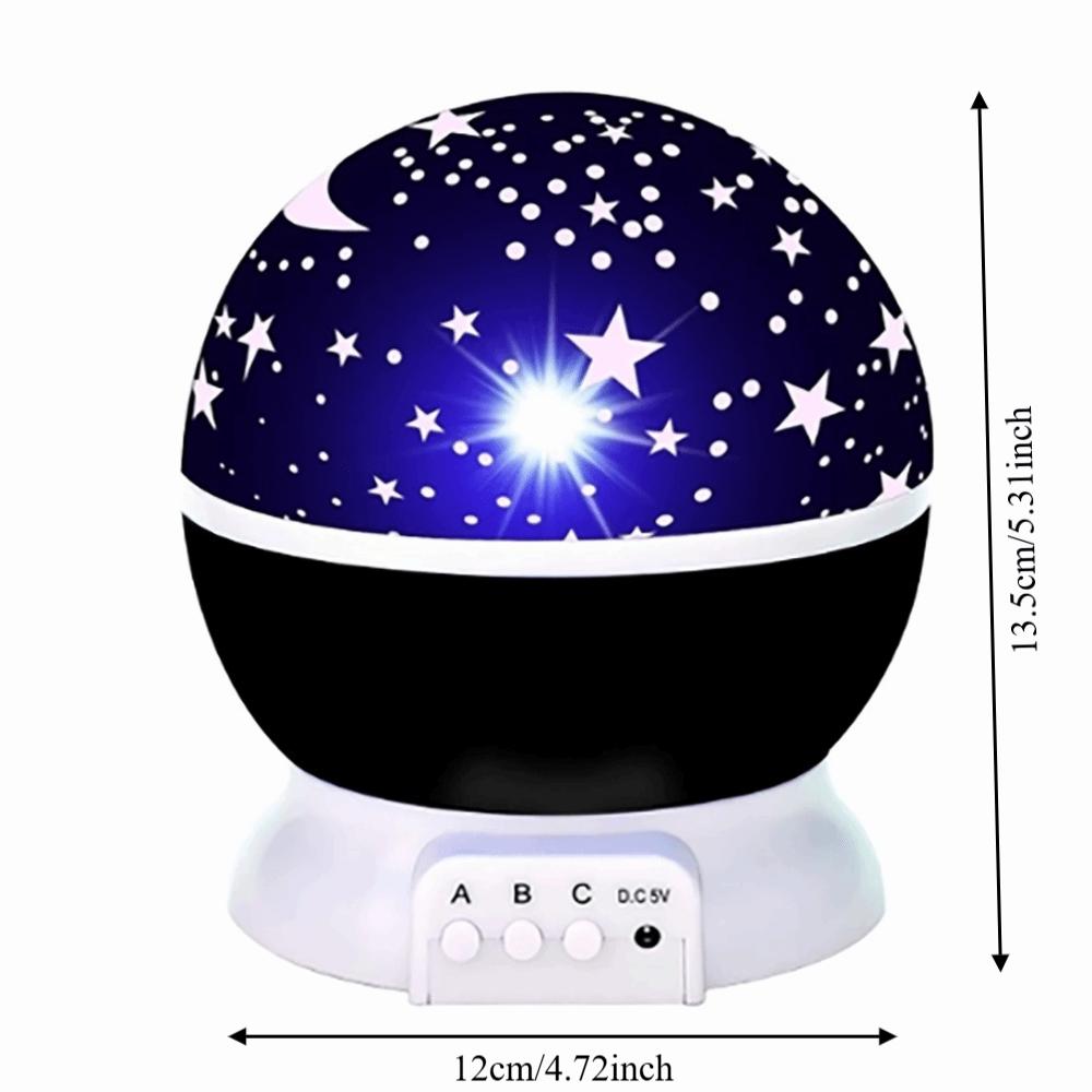 12 Light Color Star Projector Night Light Colorful Star Night Light Star Projector Relaxation чёрный