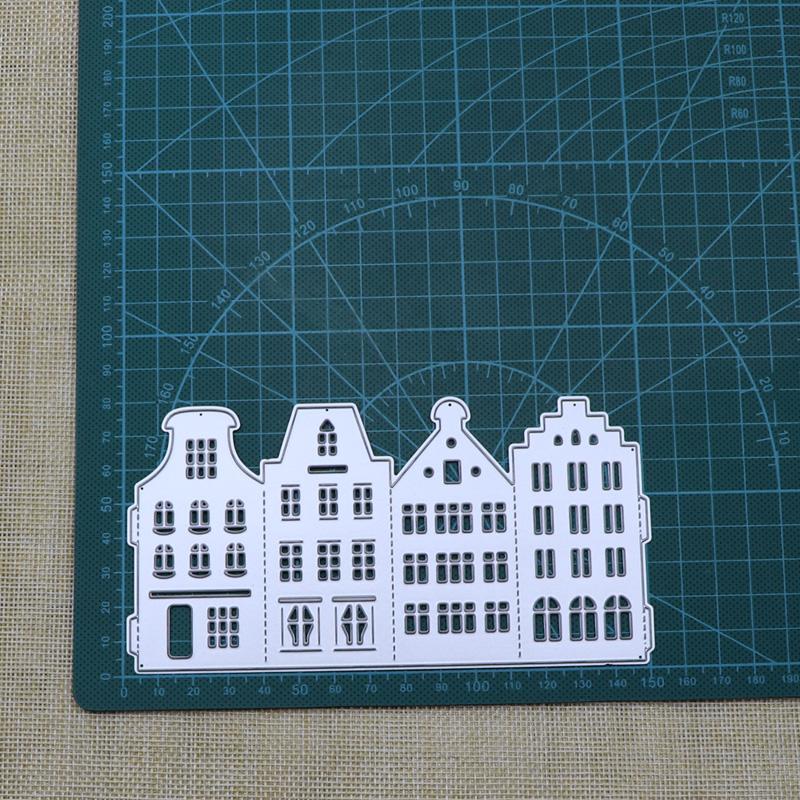 Κουτί οικοδόμησης με ανάγλυφη εκτύπωση, μήτρες κοπής μετάλλων, τεμάχια πλαισίου φαναριού για διακόσμηση Scrapbooking και κατασκευή καρτών