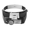 10X Headband Glasses Magnifier Adjustable Size Led Magnifier Loupe Glasses For Reading Optivisor Magnifier Illuminated