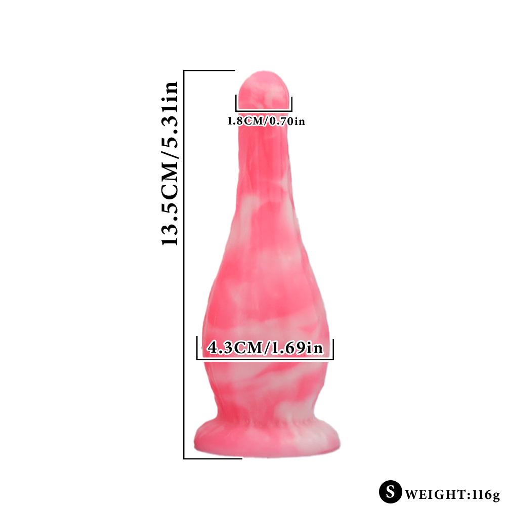 Golden Cherry Multi-Color Irregular Anal Plug - Alternative Pleasure Toy for Women