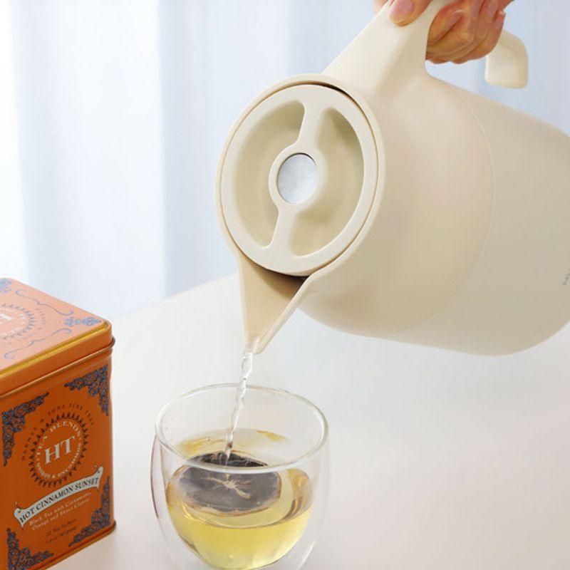 Reborn. J MUDITA 304 Stainless Steel Insulated Kettle 1.5L Large Capacity Thermos Bottle