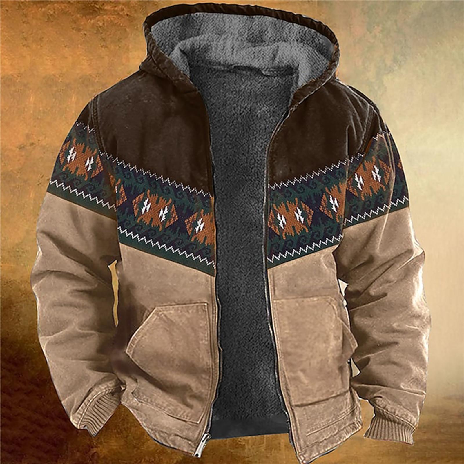 

Чоловіча повсякденна камуфляжна спортивна толстовка з довгим рукавом і блискавкою з капюшоном Пальто XL хакі