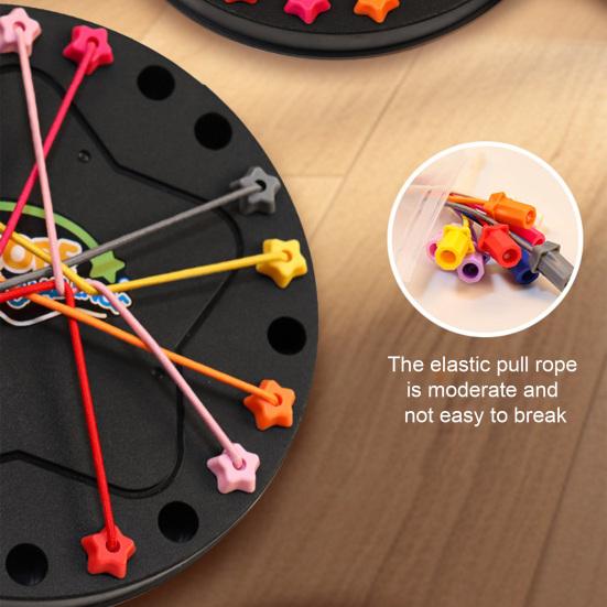 1 Set Kids Rope Untangling Game Twisted Rope Knots Challenge Board
