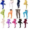 High Waist Control Top Pantyhose for Women Large Size Silk Tights Candy Color Multicolored Bottoming Stockings Hosiery