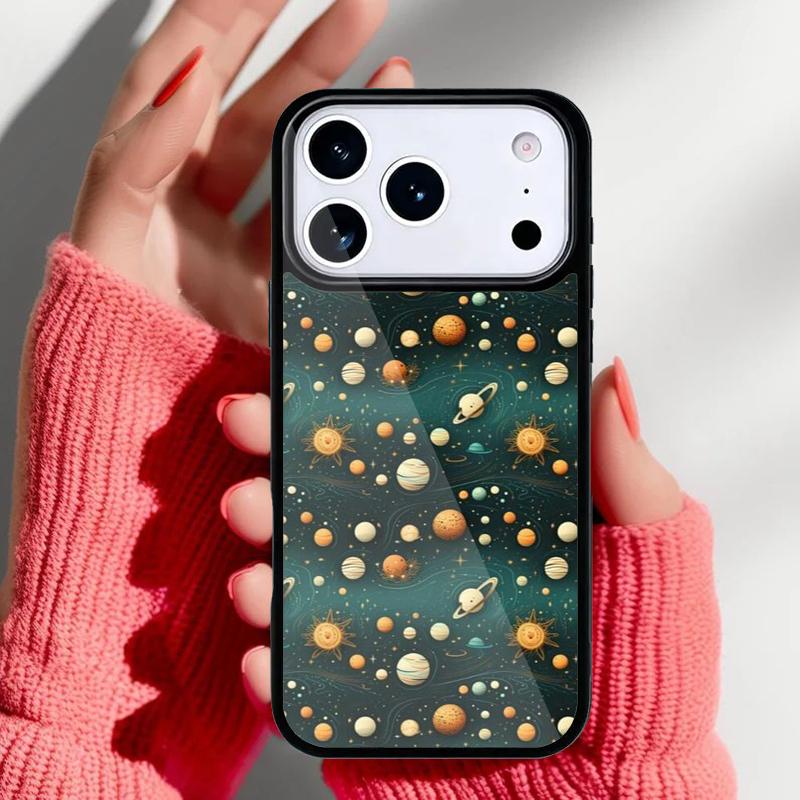 Modern Solar System - Space Phone Case for iPhone 17 Air 16e 15 14 13 Pro Max Back Cover for 12 11 Pro Coque