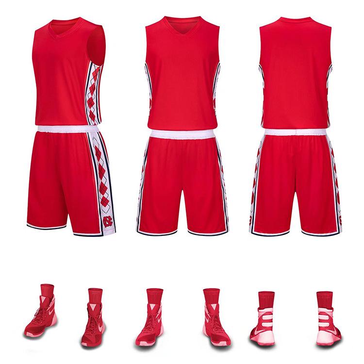 

American Basketball Jersey Set Men S Children S Adult Student Jersey Sports Short-Sleeved Training Vest Printing Competition Jersey children 3xs красный