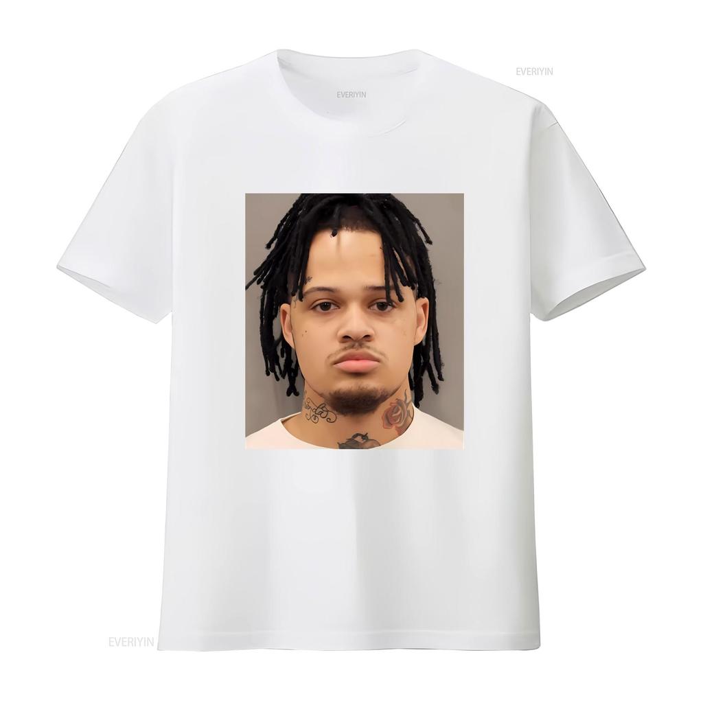 Summrs Mugshot T Shirt for Men Unique Design High Quality Print Perfect Streetwear Fashion Vintage Washed Top For Everyday Wear