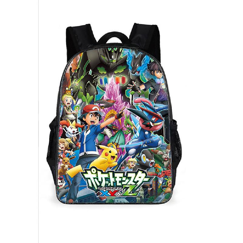 Character Print Cute Children Student Bag With Breathable Fabric Oxford