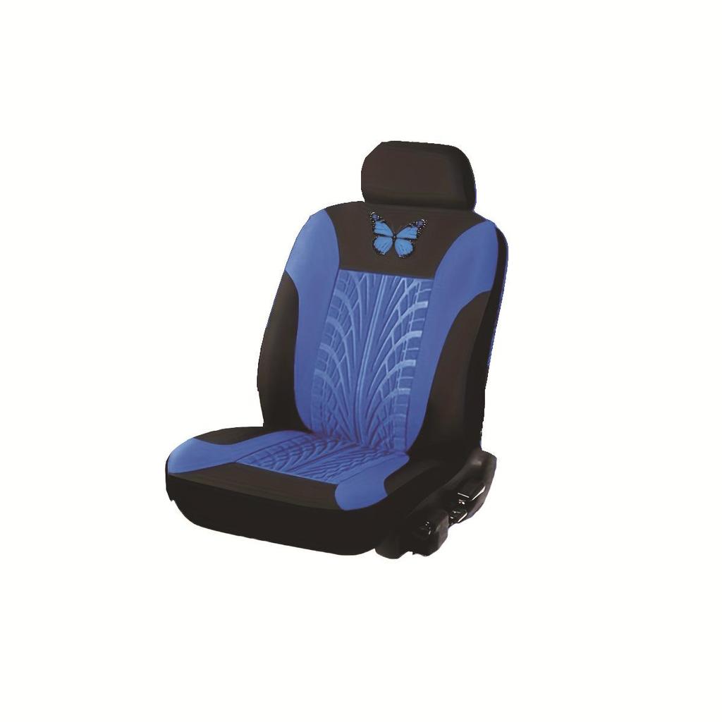 Universal 9-teiliges Sitzbezug-Set mit Schmetterlingsprägung für Fünfsitzer-Autos - Stilvolles, Bequemes und Elegantes Design