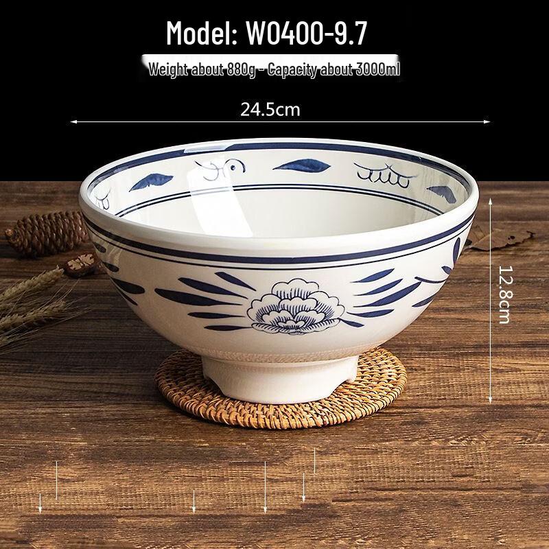 

Retro Ceramic High-Footed Noodle Bowl