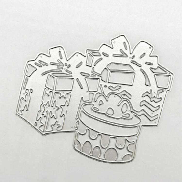 Gift Box Metal Cutting Dies For Diy Dies Scrapbooking Embossed Paper Cards Die