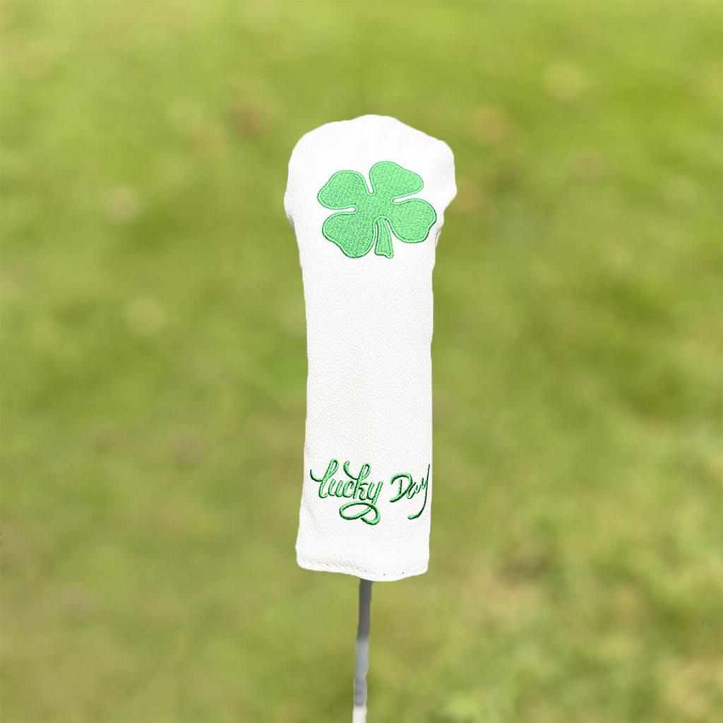 Global 1 Wood Golfing Club Headcover Successful Quadrifoil Trifolium Pattern Permanent Against Scratch Water Resistant Simple