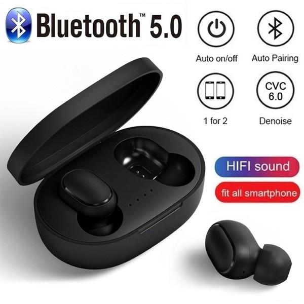 

TWS Мини Беспроводные Bluetooth Earbuds IPX5 водонепроницаемая спортивная гарнитура HIFI Стерео наушники с зарядкой