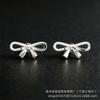 Hot-selling spring and summer new products, bow necklace, bracelet, stud earrings, women's fashion suit.