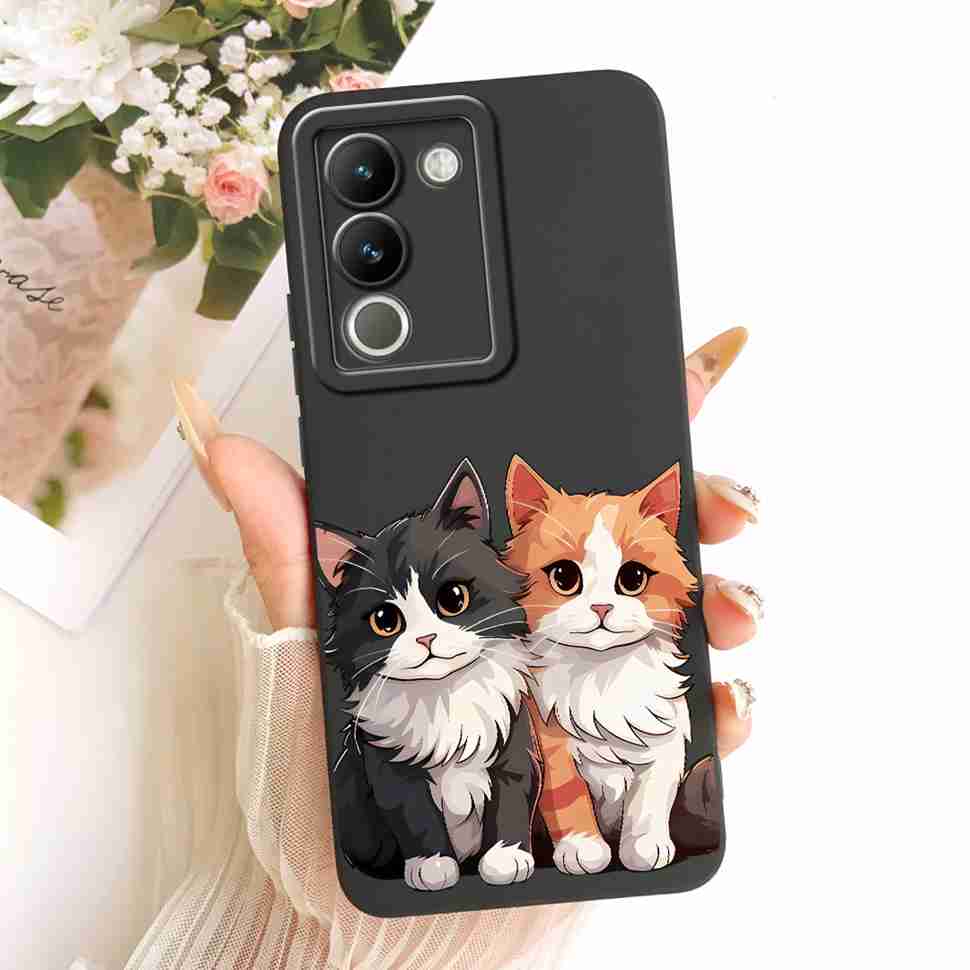 Für vivo Y200 5G Hülle Beliebtes Süßes Design Silikon Rückseite Für Vivo y200 Y 200 5G Handy Schutzhüllen Stoßfänger
