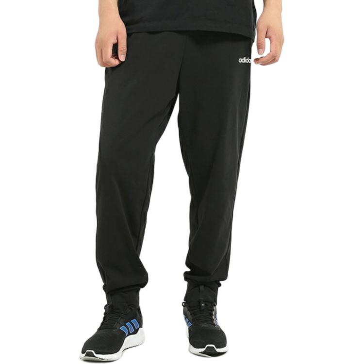 Adidas CUFF Knitted Sweatpants Men's Black Moderate Cuffed Pants FJ5658