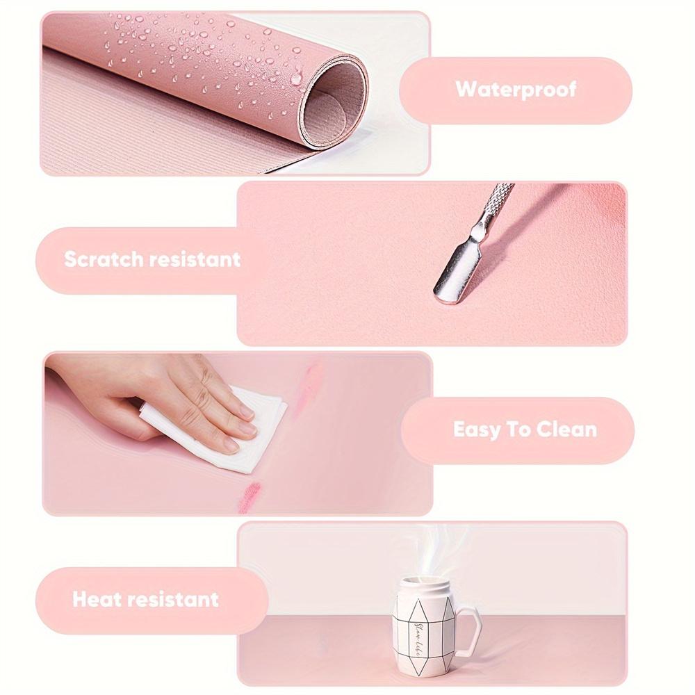 Nail Art Table Mat Foldable Hand Rest Pad For Nail Armrest Cushion PU Leather Studio Desk Mat