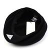 Universal Chemistry Deep Black Wool Newsboy Cap