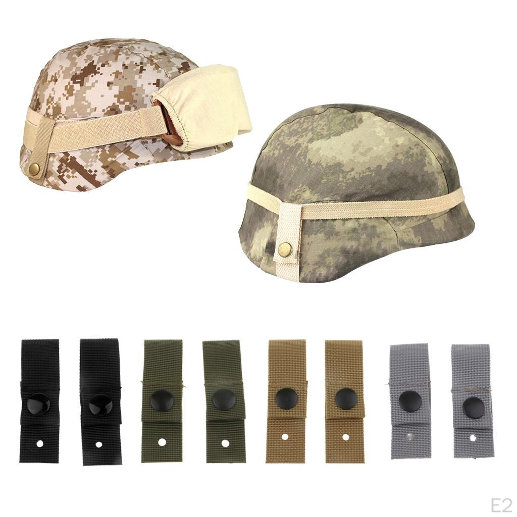 Helmet Straps Set, 4 Color Options, Secure Fastening System