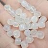 Ice White Agate Barrel Beads - White Chalcedony Spacer Beads for Rulu Tong Bracelet