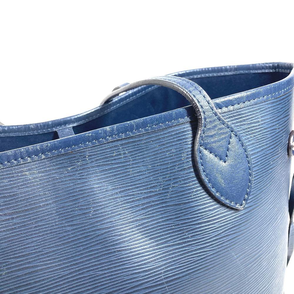 Louis Vuitton M40885 Epi Neverfull MM Tote Bag Shoulder Bag Indigo Blue Navy