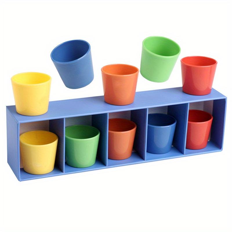 Guess The Cup Game - Colorful Sorting Challenge for Kids, Fun Memory & Logic Game with 12 Cups, Dual Player Blind Guessing, Ideal Holiday Gift