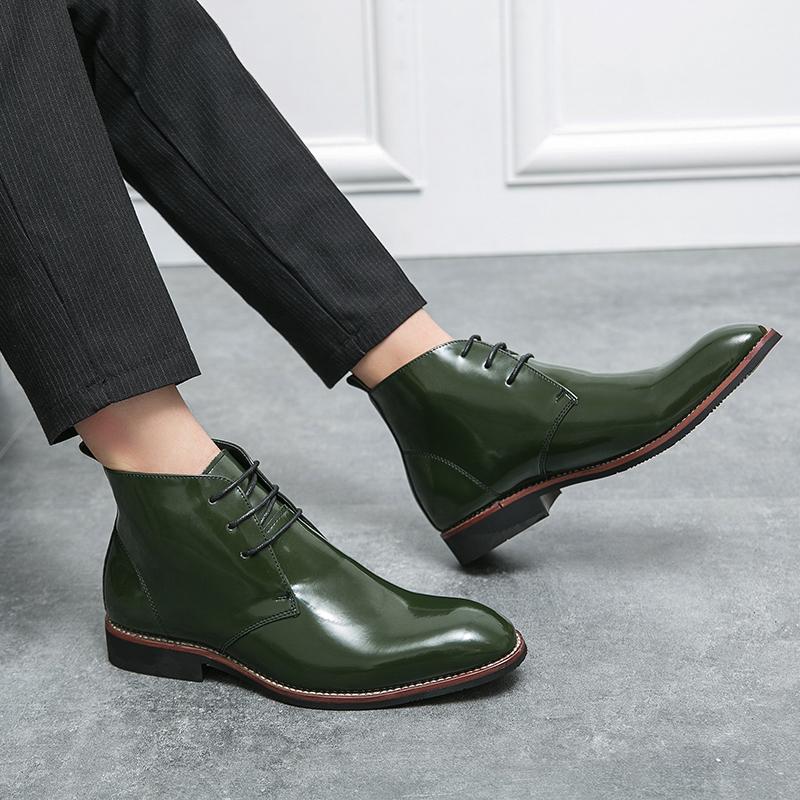 Мужские повседневные ботинки для мотоциклистов — фото 13