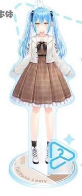 Yukihana Lamy Acrylic Stand Casual Outfit Hololive Closet Official Merchandise