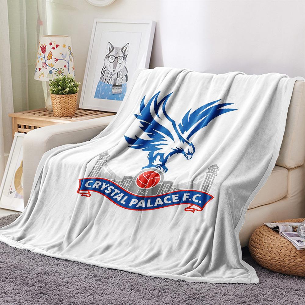 Couverture Flannelle Crystal Palace F.C, Haute qualité Confortable pour Toutes les Saisons, Décoration d'Intérieur, Chaleur et Confort