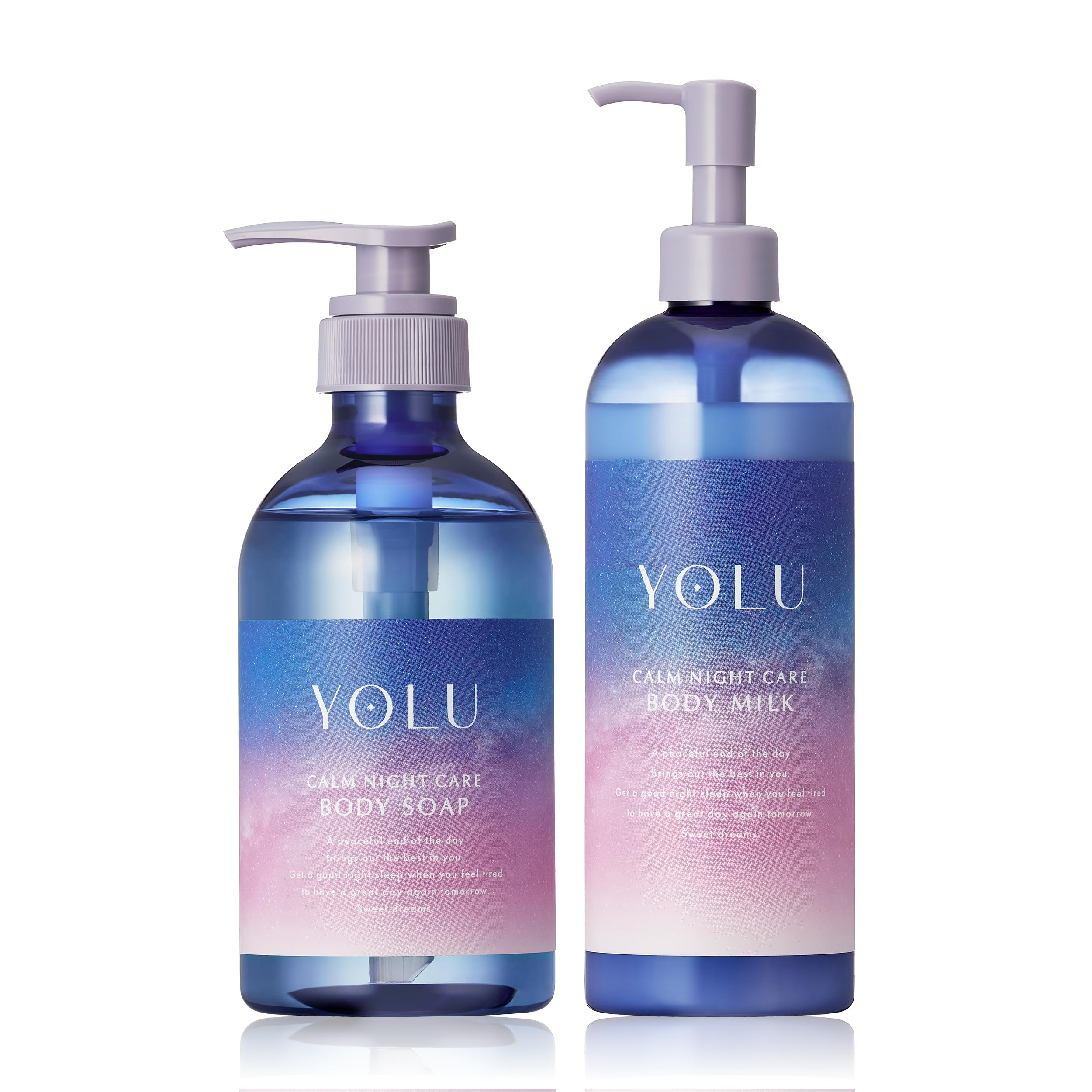 

YOLU Body Soap and Body Milk Calm Night Care Set,