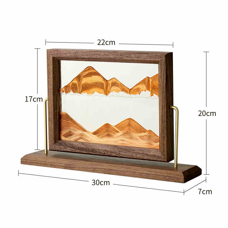 3 Kolory Prosty Nowoczesny Kwadratowy Klepsydra Płynący Piasek Malarstwo Dekoracja Dom Szafka na Wino/Szafka TV Dekoracja Domowa na Biurko LH456