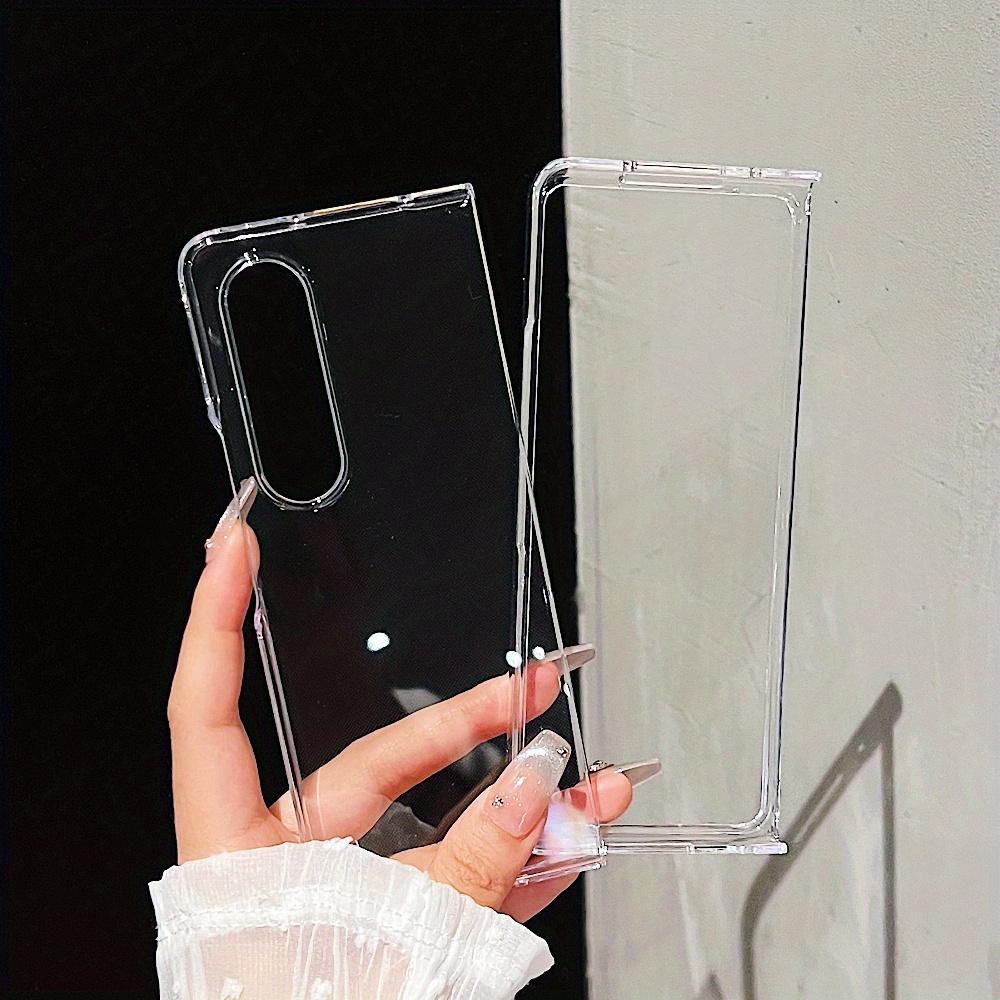 

Transparent Phone Case For Samsung Galaxy Z Fold 6 5 4 3 2 Case Samsung Z Fold5 Fold4 Fold6 Shockproof Clear PC Hard Cases Cover For Samsung Z Fold 6