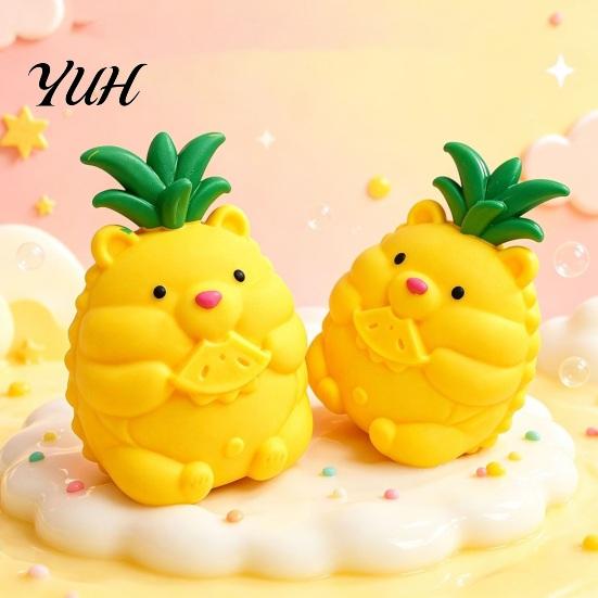 Stress Relieving Gadgets Giant Fruit Relief Toy, Mango Pineapple Grape Strawberry Watermelon Banana Desktop Relievers Squeeze Hand Exerciser