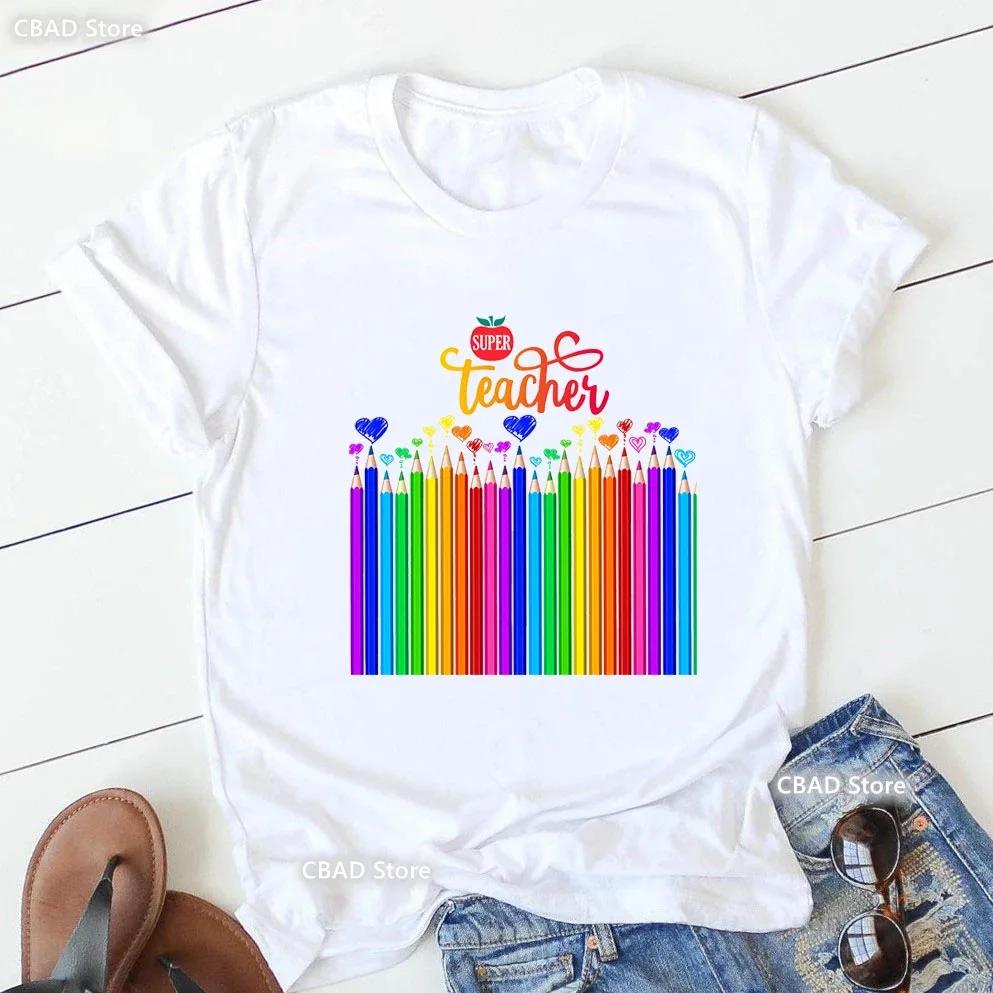 Hot Selling Women's Top Hot Selling Love Personality Pattern Printed Short-sleeved T-shirt Women Summer polyester fabric