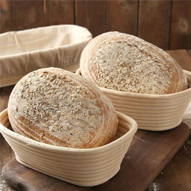 J1UL1N Woven Bread Fermentation Basket Drying Storage European Style Fermentation Basket Durable Easy To Use