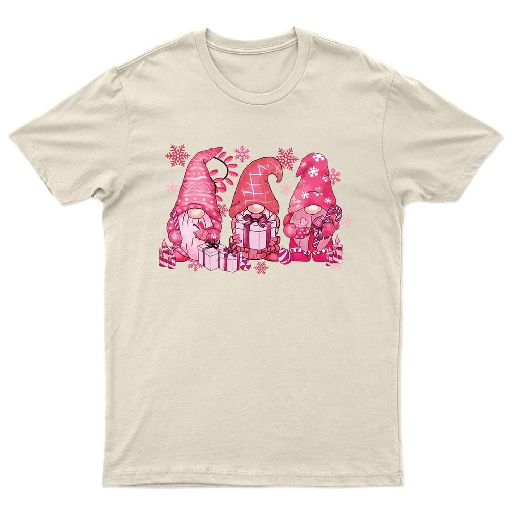 Three Gnomes Christmas Holiday TShirt Unisex Gift Retro Funny Unisexs Vintage